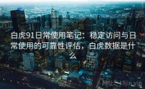 白虎91日常使用笔记：稳定访问与日常使用的可靠性评估，白虎数据是什么