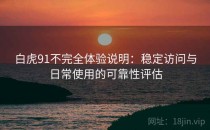 白虎91不完全体验说明：稳定访问与日常使用的可靠性评估