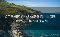 关于黑料网的个人体验备忘：与同类平台放在一起的直观对比