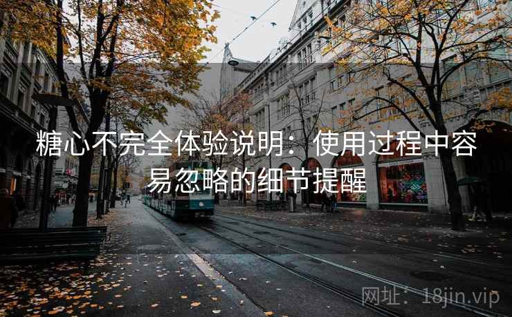 糖心不完全体验说明:使用过程中容易忽略的细节提醒 第2张 糖心不完全体验说明:使用过程中容易忽略的细节提醒 第2张