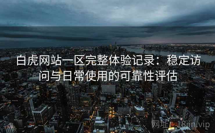 白虎网站一区完整体验记录：稳定访问与日常使用的可靠性评估  第2张