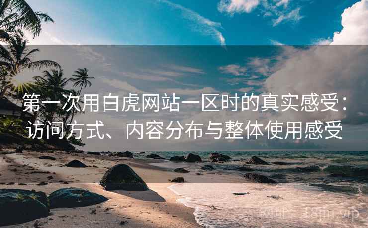 第一次用白虎网站一区时的真实感受：访问方式、内容分布与整体使用感受  第2张