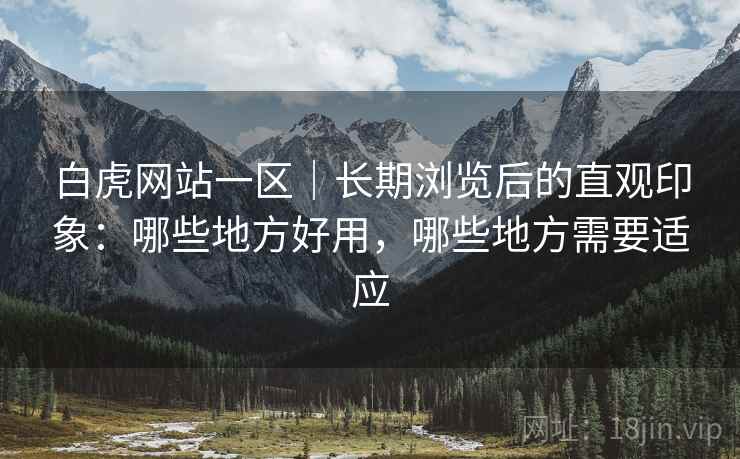 白虎网站一区|长期浏览后的直观印象:哪些地方好用,哪些地方需要适应 第1张 白虎网站一区|长期浏览后的直观印象:哪些地方好用,哪些地方需要适应 第1张