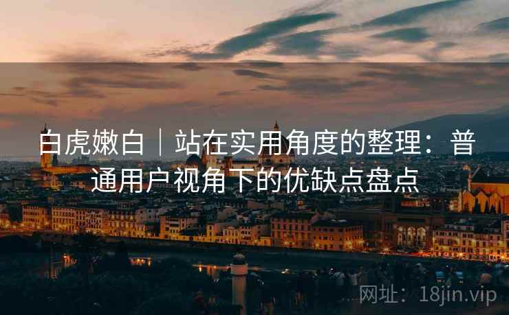 白虎嫩白|站在实用角度的整理:普通用户视角下的优缺点盘点 第2张 白虎嫩白|站在实用角度的整理:普通用户视角下的优缺点盘点 第2张