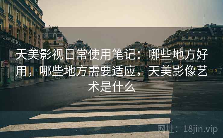 天美影视日常使用笔记：哪些地方好用，哪些地方需要适应，天美影像艺术是什么  第2张