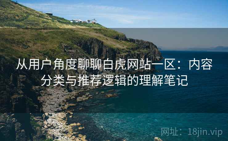 从用户角度聊聊白虎网站一区：内容分类与推荐逻辑的理解笔记  第2张