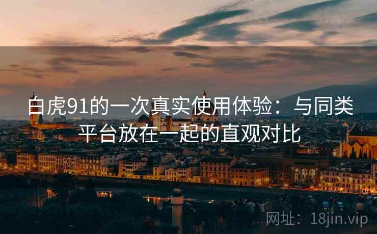 白虎91的一次真实使用体验：与同类平台放在一起的直观对比  第2张